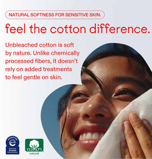 100% Cotton Face and Body Cleansing Wipe for Sensitive Skin (10 Individually Wrapped) – raan 100% Cotton Wipes