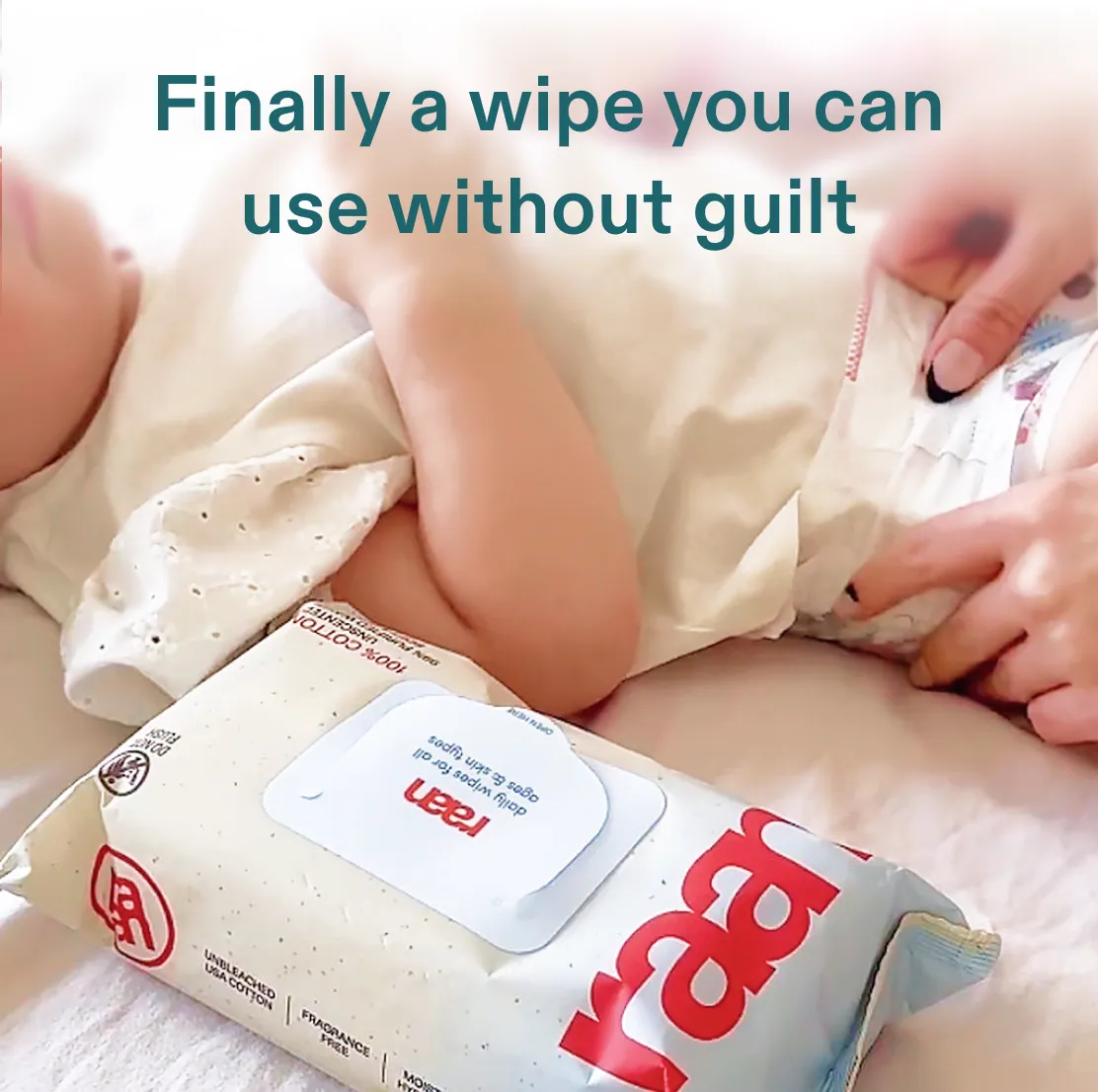 99% Water. Zero Fragrance. Zero Parabens. Finally, Baby Wipes That Work.