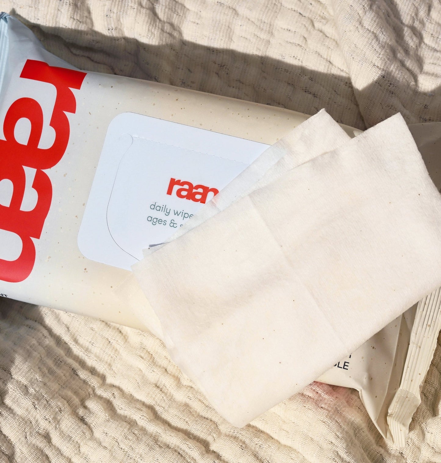 The Only Unbleached, 100% Cotton Baby Wipe for Sensitive Skin – raan 100% Cotton Wipes