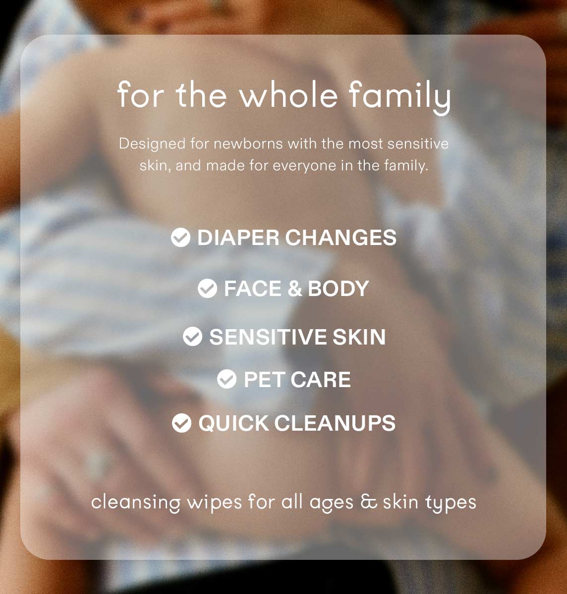 The Only Unbleached 100% Cotton Baby Wipe for Sensitive Skin, 60ct per pack – raan 100% Cotton Wipes