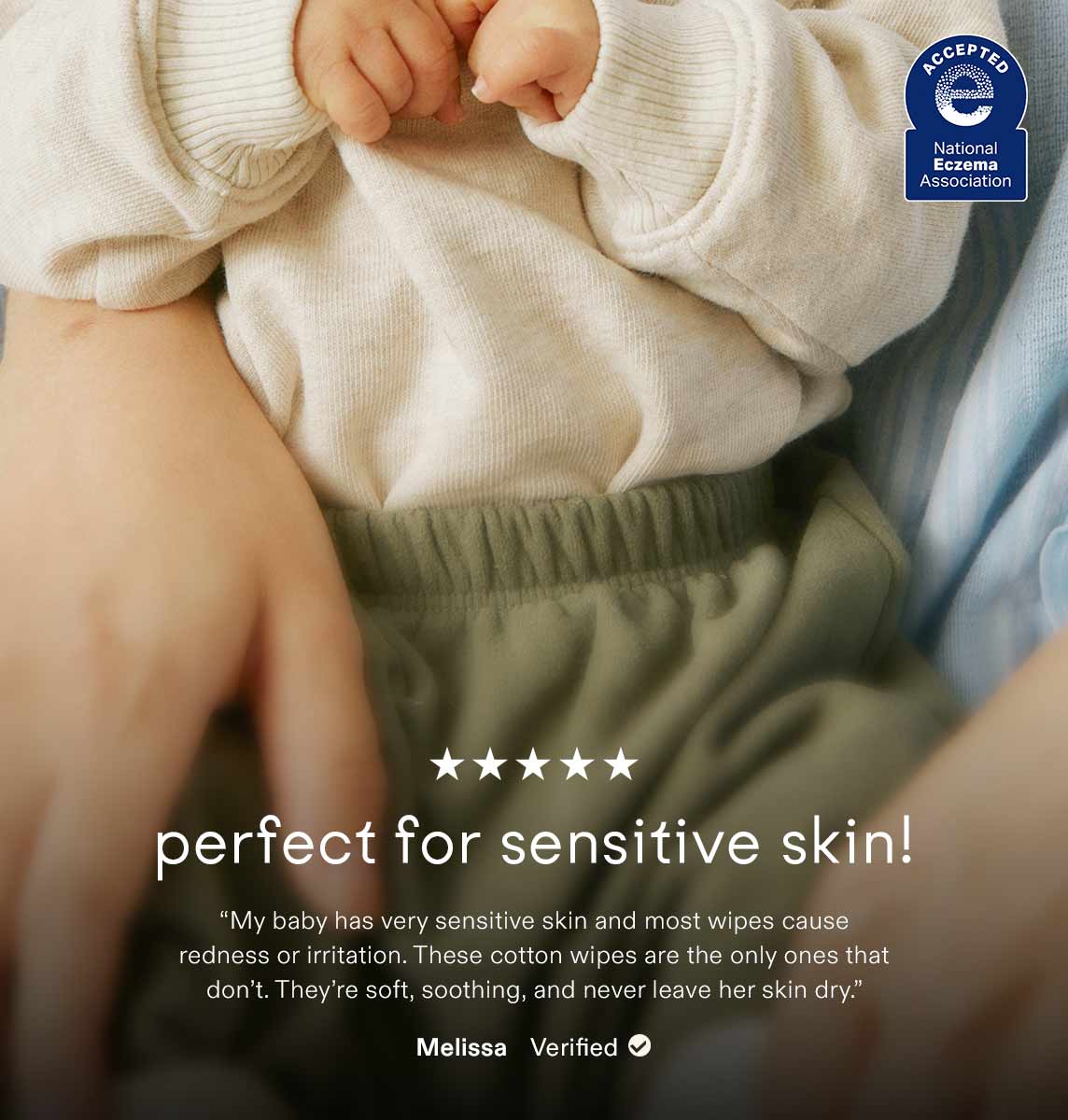 The Only Unbleached 100% Cotton Baby Wipe for Sensitive Skin, 60ct per pack – raan 100% Cotton Wipes